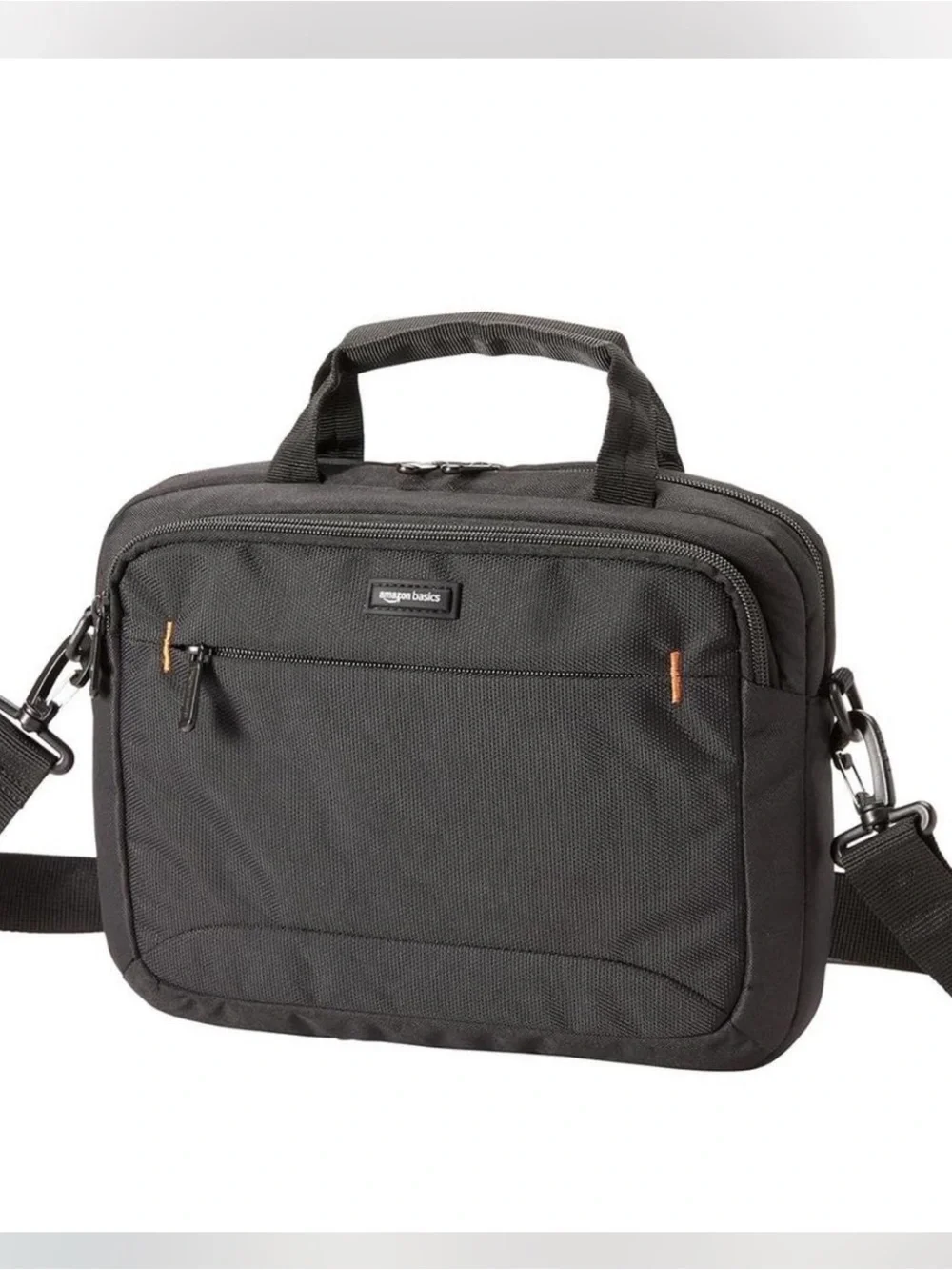 Amazon Basics Black Laptop Messenger Bag for Men